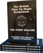 Book Mark Leveridge - British Close-up Magic Symposium - The First Decade E-Book (1989 - 1999)